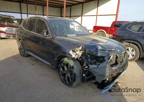 2024 BMW X3 xDrive30I z USA, uszkodzony, nr VIN WBX57DP04RN309729